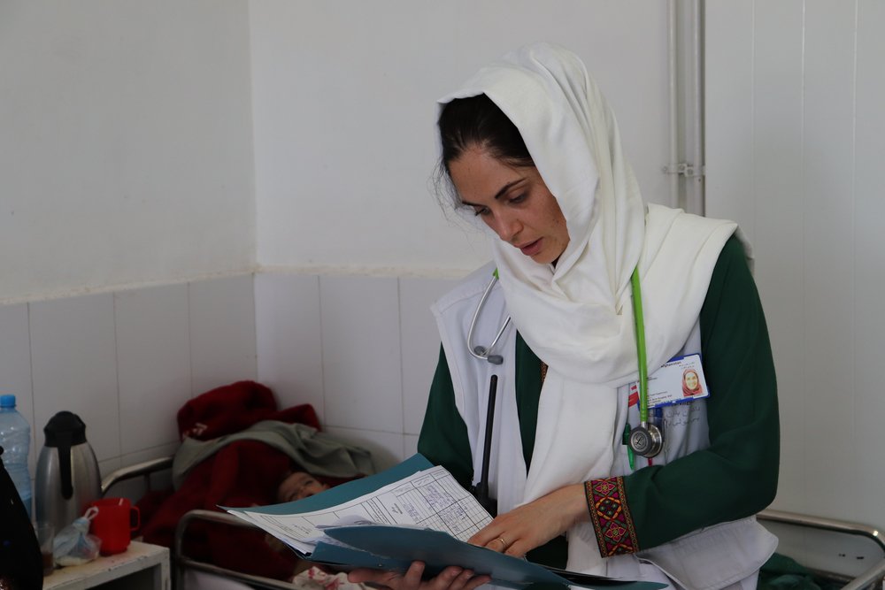 Afghan women retrain as nurses