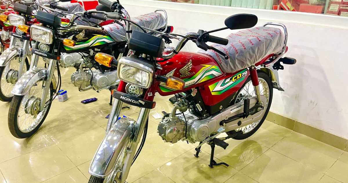 Honda motorcycles in Pakistan