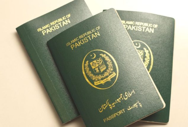 E-passport fee in Pakistan