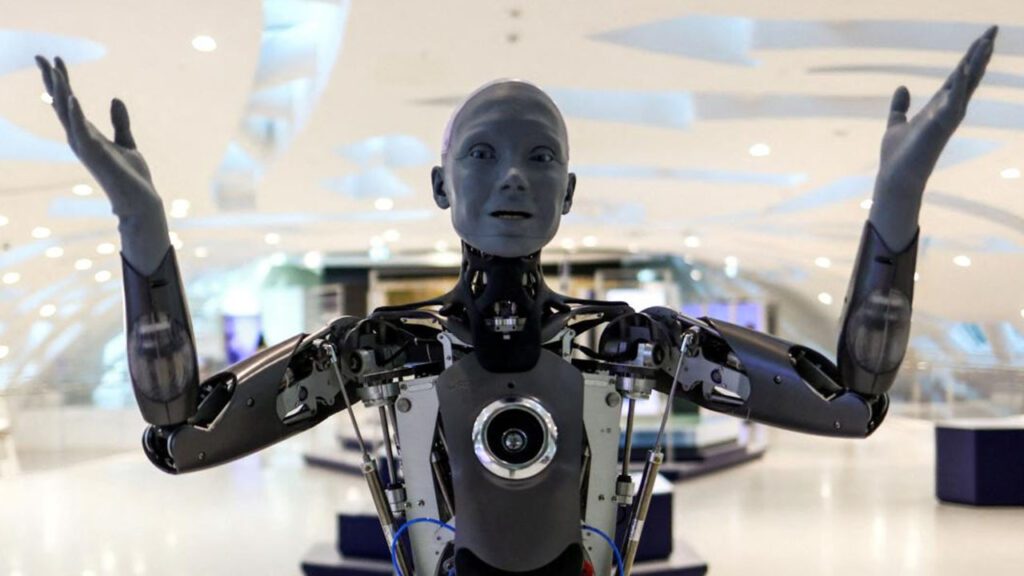 AI robot job interview Dubai