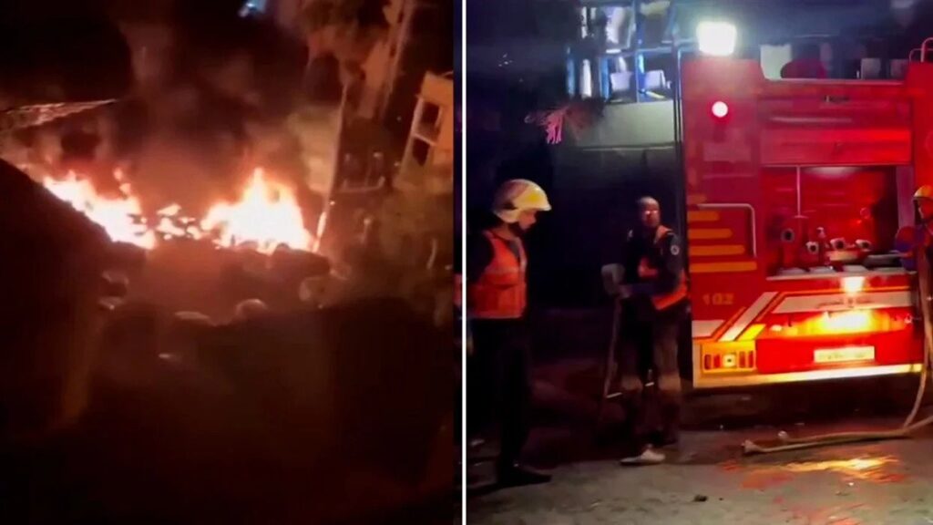 Gaza hospital blast
