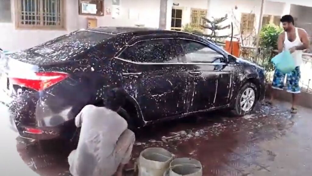 Rs3000 fine for washing car at home, massive fine for wrong parking in Lahore