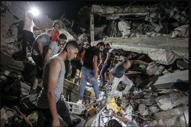 gaza church bombing