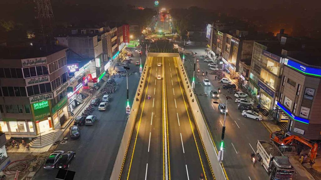 Cavalry Ground Lahore underpass new look December 2023