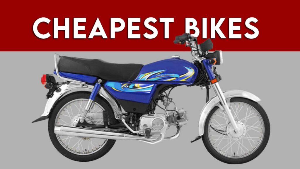 cheapest bikes for students under Rs30000 in Pakistan