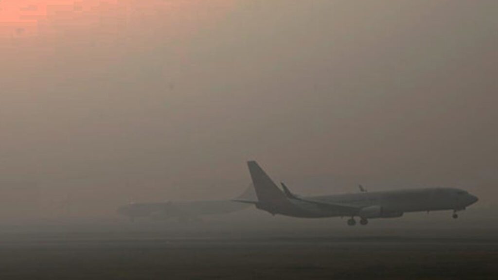 Allama Iqbal Airport fog flights delayed