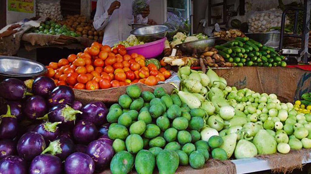 Vegetable and fruit prices in Lahore