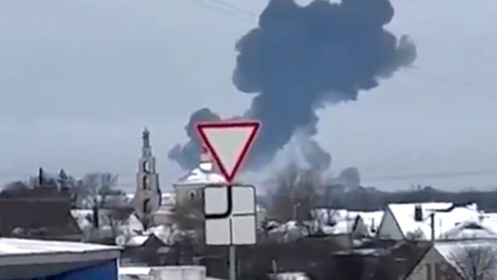 Russian plane crashes