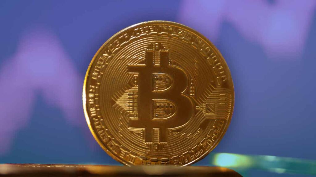 Bitcoin near record high