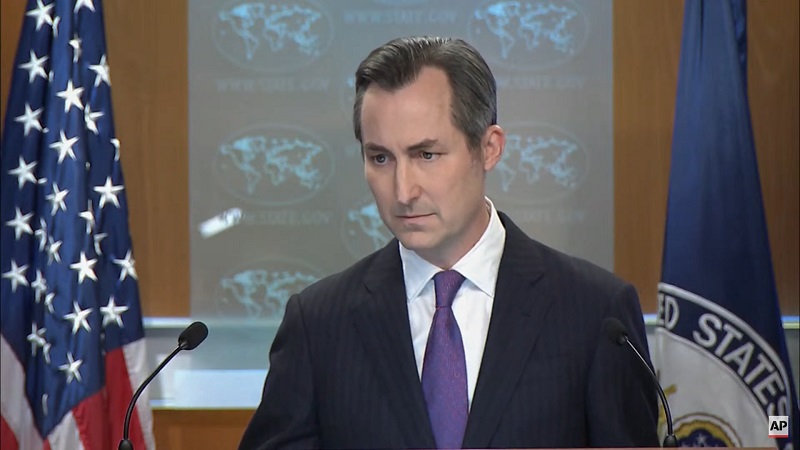 United States Department of State spokesperson Matthew Miller condemned election irregularities in Pakistan