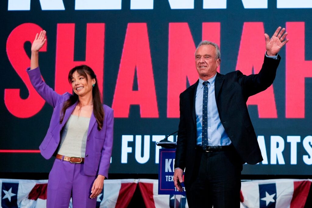 United States Presidential Election candidate Robert F Kennedy Jr announced his selection of Silicon Valley attorney and tech entrepreneur Nicole Shanahan as his candidate for the position for vice president or 