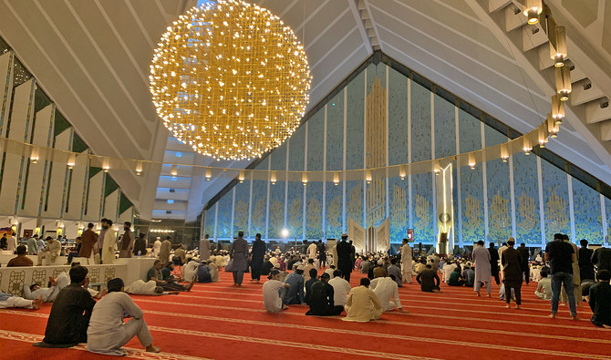 Aitekaf fee at Faisal Mosque