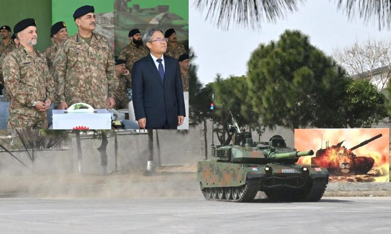 Pakistan unveils new tank