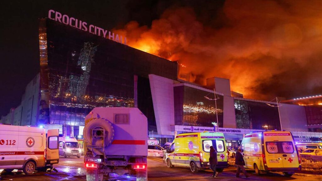 The detainees are believed to be accomplices of the men charged for the deadly attack on a Moscow concert hall.