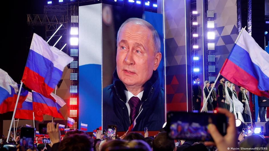 Russia's election commission has hailed Vladimir Putin's 'record' victory