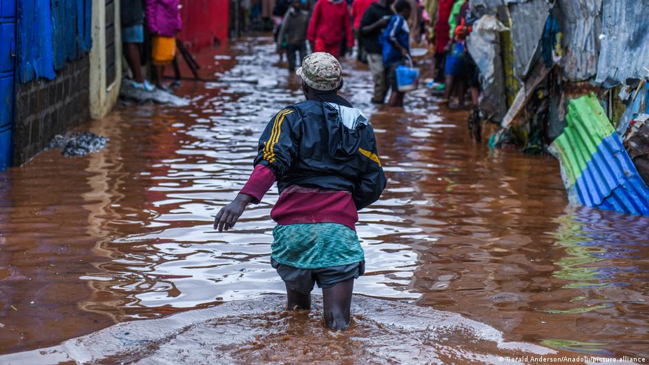 Swollen rivers have overflowed, submerging entire houses, businesses, along with critical infrastructure in parts of Kenya