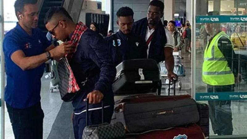 The West Indies ‘A’ team arrived in Kathmandu on Saturday to compete in a five-match T20 series against Nepal's cricket team.