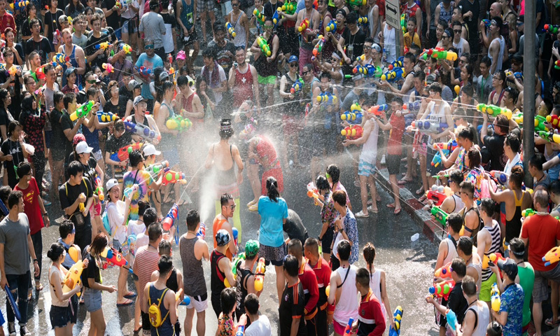 Songkran water festival