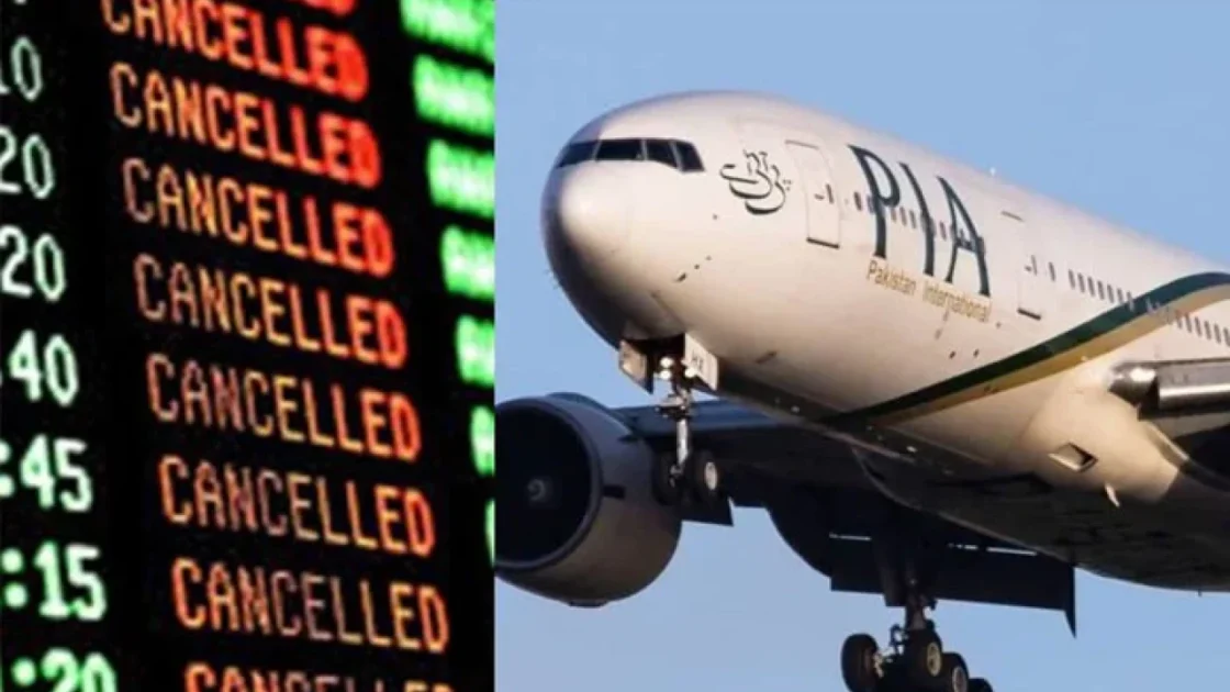 PIA flights cancelled