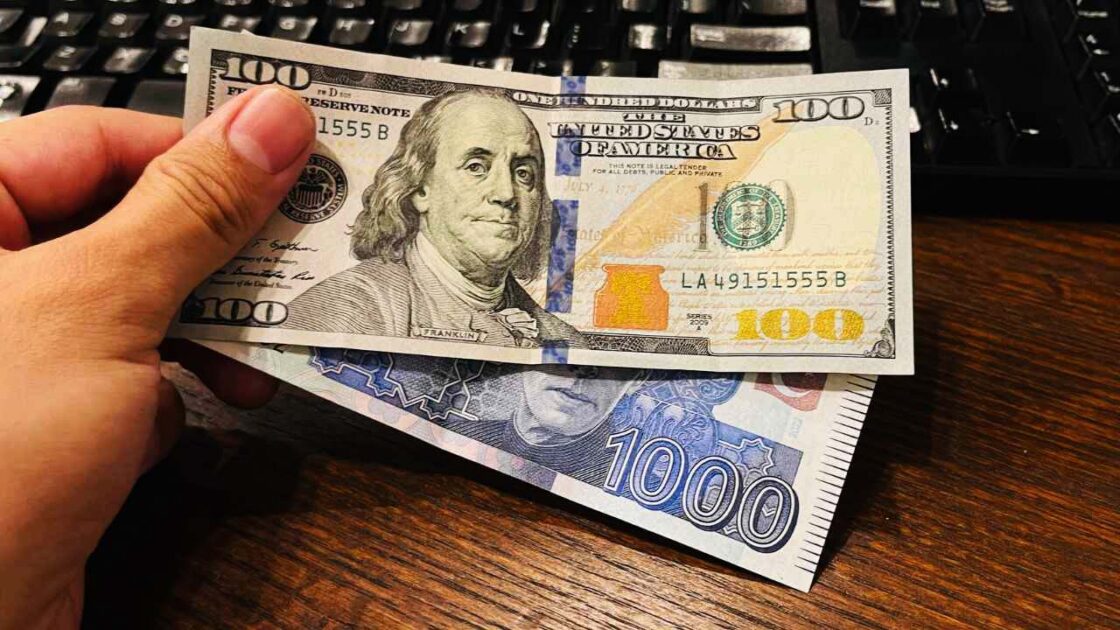 One US dollar to Pakistani rupee