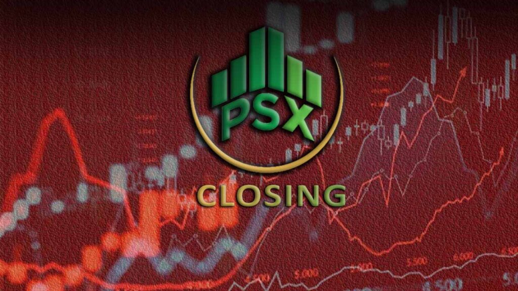 PSX closing in red