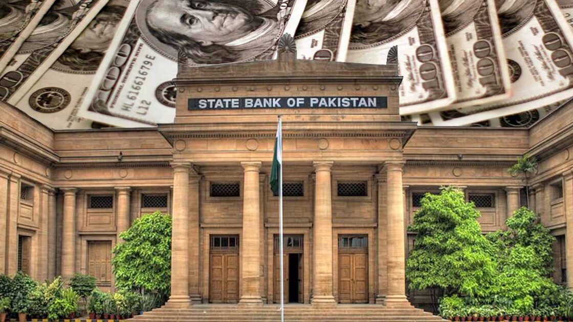 State Bank of Pakistan held foreign exchange reserves