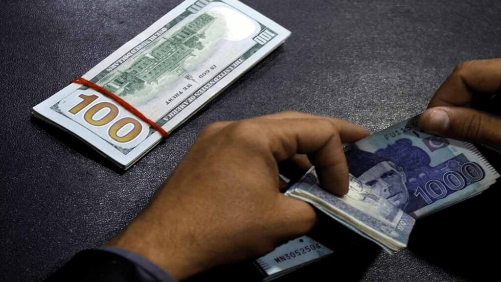 US dollar in Pakistani rupees