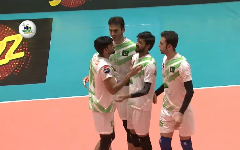 The Pakistan men’s volleyball team defeated Australia in the first match of their three-match series on Tuesday.