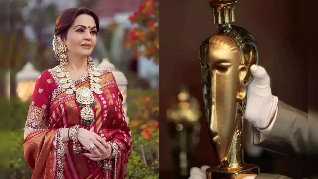 Nita Ambani gold water