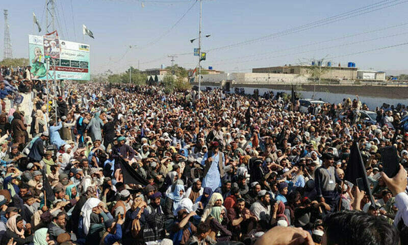 Chaman protest