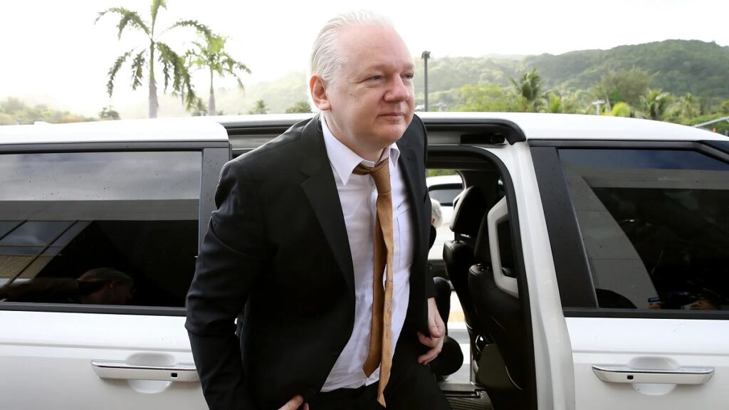 WikiLeaks founder Julian Assange pleded guilty to one charge of violating US espionage law on Wednesday in a courtroom on the US Pacific island territory of Saipan where he is expected to walk free after a deal with US prosecutors.