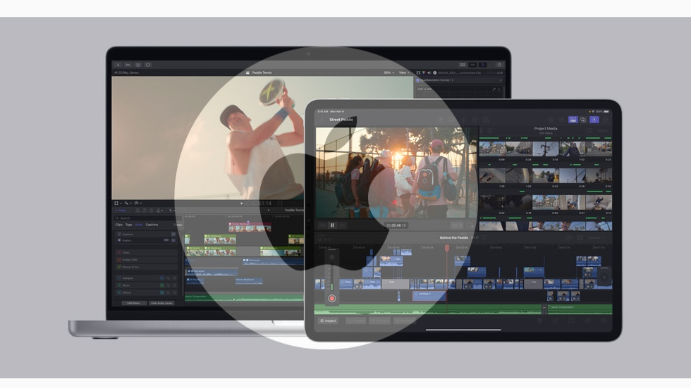 Tech giant Apple introduced updated versions of its video editing software 