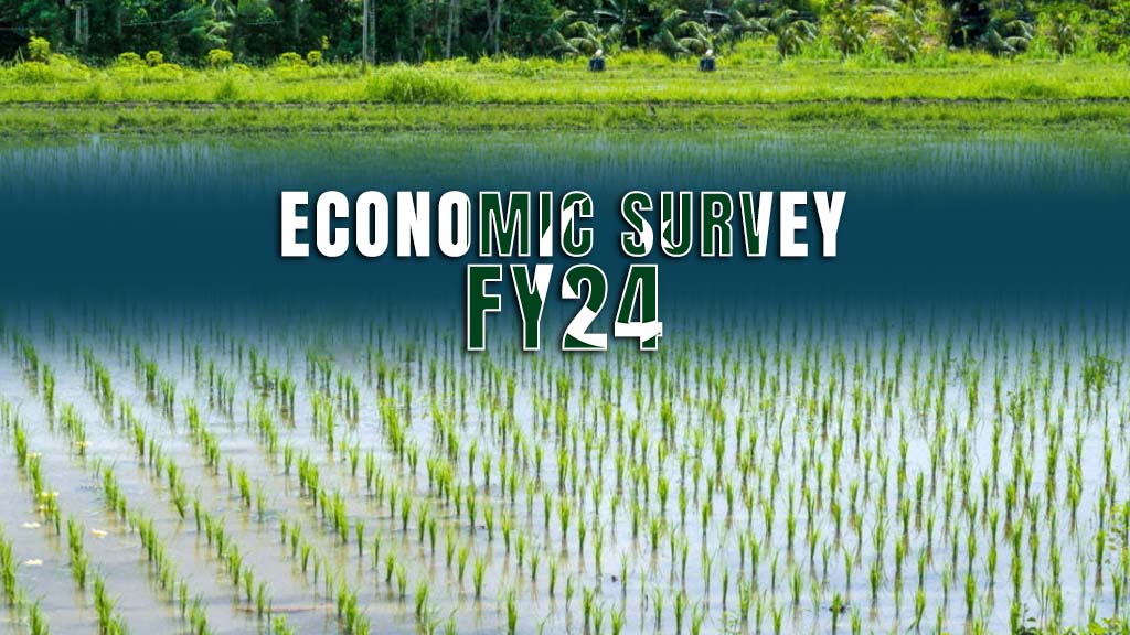 Agriculture sector growth in economic survey 2023-24
