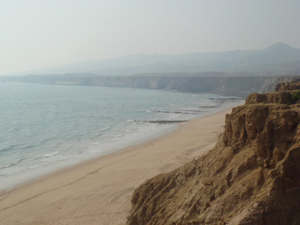 Authorities in Karachi enforce section 144 of the constitution along the city's coastline, specifically at Hawke's Bay, in response to concerns over public safety amid the ongoing sea flooding.