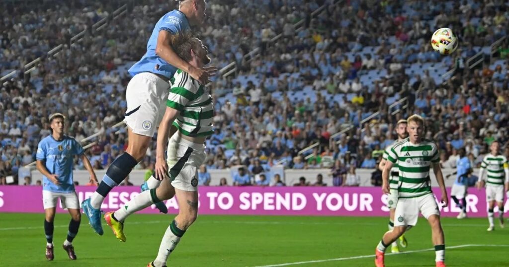 In Man City vs Celtic showdown, Manchester City began their pre-season season with a 4-3 loss to Celtic in North Carolina, United States on Tuesday.