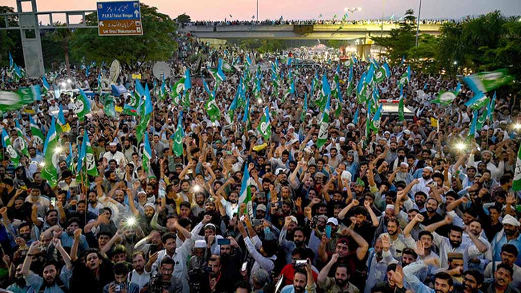 Jamaat-e-Islami sit in in Islamabad