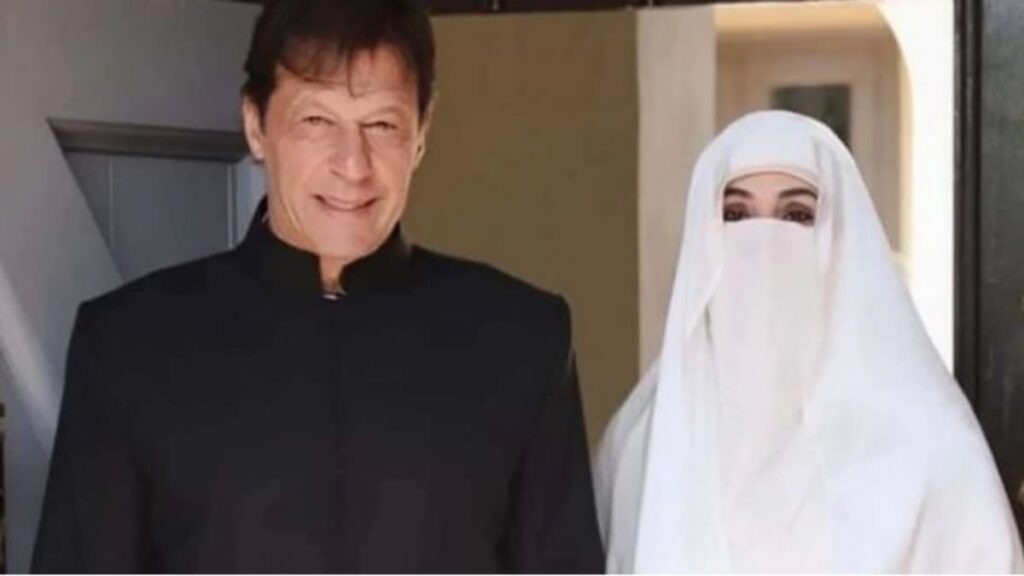 Bushra Bibi and Imran Khan