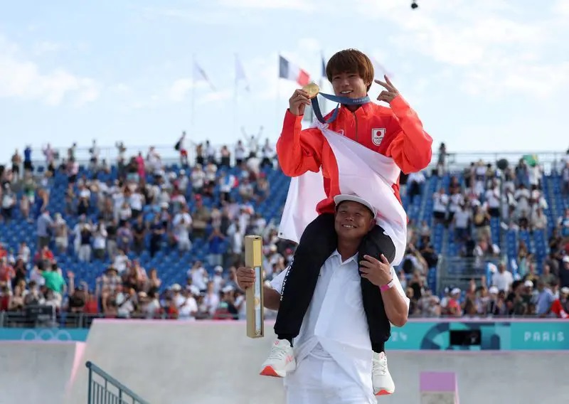 Olympics: Skateboarding street medallists feel next generation closing in