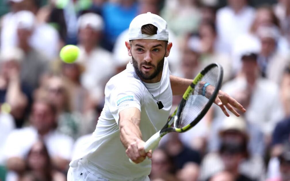 Novak Djokovic survived a minor scare in his hunt for eighth Wimbledon trophy as Jacob Fearnley gave him a hard time on London tennis courts.