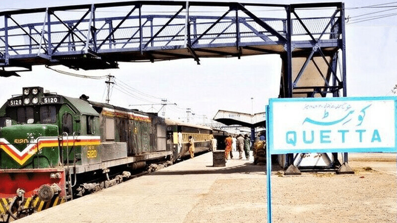 train service suspended from Quetta