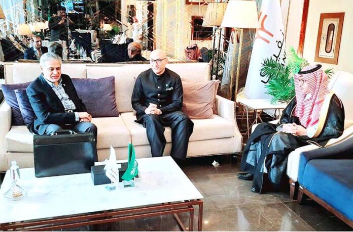 Deputy Prime Minister Ishaq Dar arrived in Saudi Arabia to attend the Extraordinary Meeting of the OIC Executive Committee.