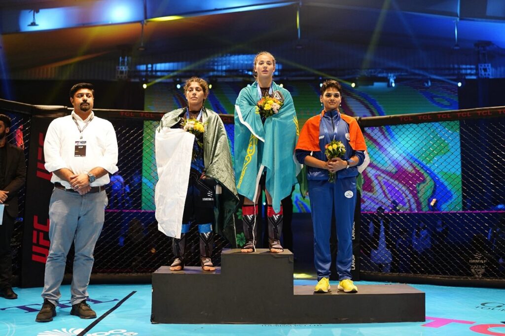 The 2024 Asian MMA Championship saw a strong performance from Pakistan, with fighters Eman Khan and Bano Butt each capturing gold in their categories.