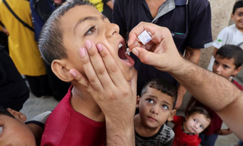 Gaza polio campaign