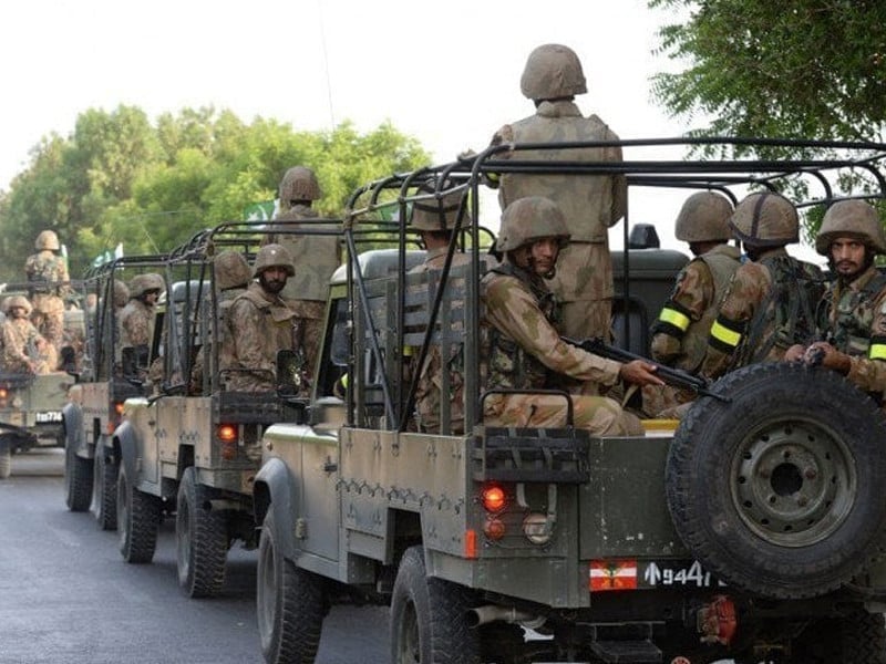 Army security in Islamabad