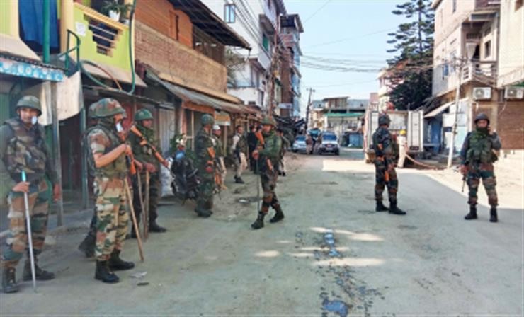 An indefinite curfew was imposed in Manipur, India, following growing tensions and widespread protests in the region.