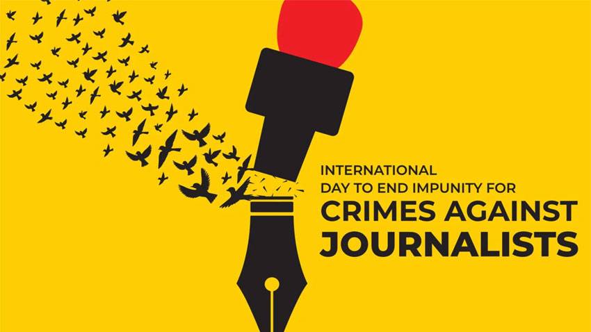 Int'l Day to End Impunity for Crimes against Journalists