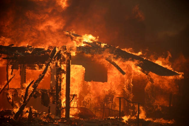 A huge wildfire, known as the mountain fire, erupted in the Venture County, located in the state of California, United States (US).