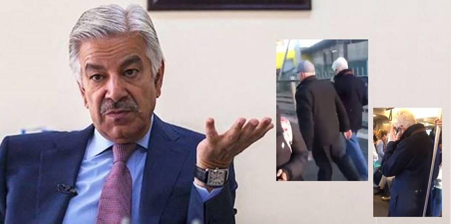 Khawaja Asif hackled