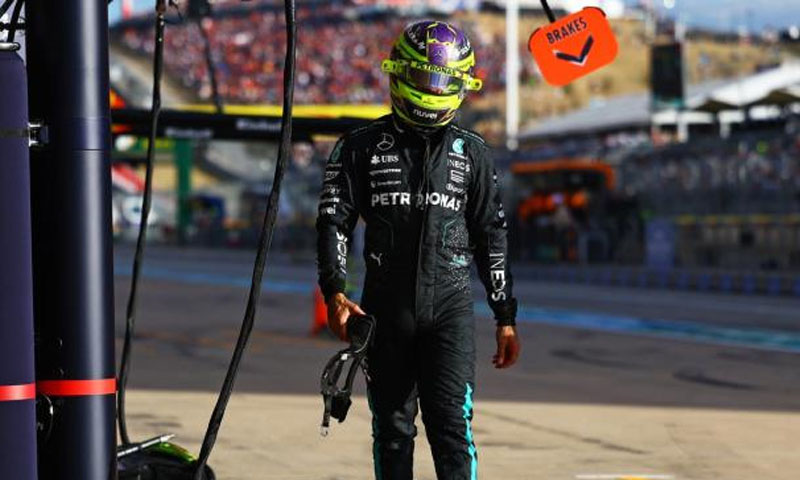 Lewis Hamilton qualified only 18th for his final Formula One race