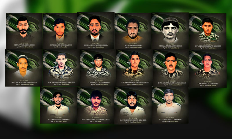 16 Soldiers martyred